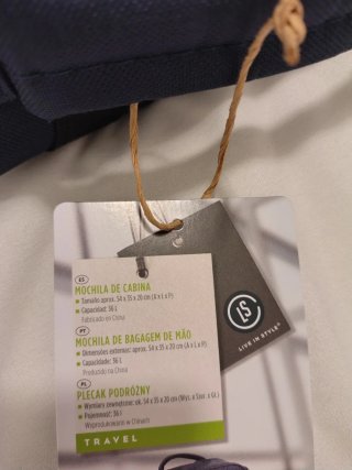 Maleta de cabina azul