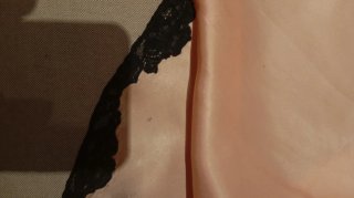 Vestido antiguo rosa empolvado.