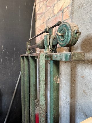 Báscula antigua industrial