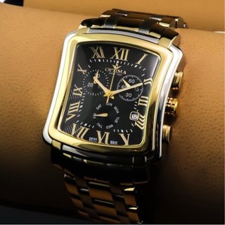 Optima Reloj Suizo Dorado y Plateado