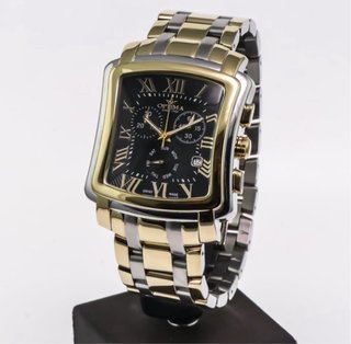 Optima Reloj Suizo Dorado y Plateado