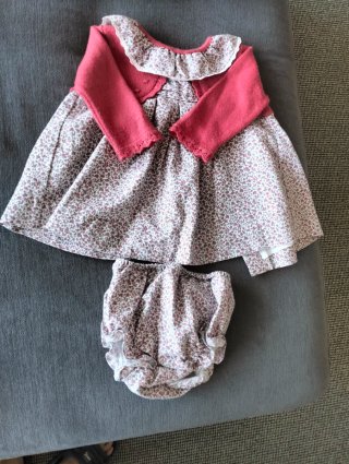Lote 4 vestidos bebé niña