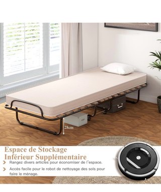 Cama Plegable  80x190cm