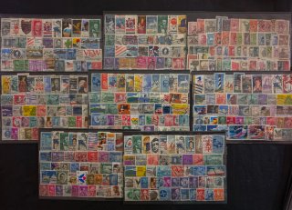 400 Sellos USA Colección Cuidada