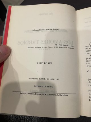 2 novelas de Pío Baroja, 1967
