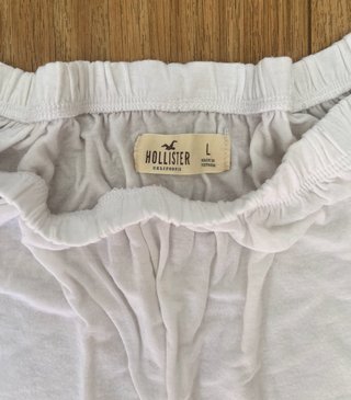 Camiseta Hollister Blanca