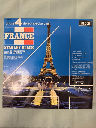 Disco de vinilo France con Stanley Black