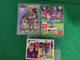 Lote 3 Cromos Fermín López FC Barcelona