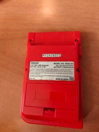 Nintendo Game Boy Pocket Roja (Leer)