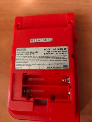 Nintendo Game Boy Pocket Roja (Leer)