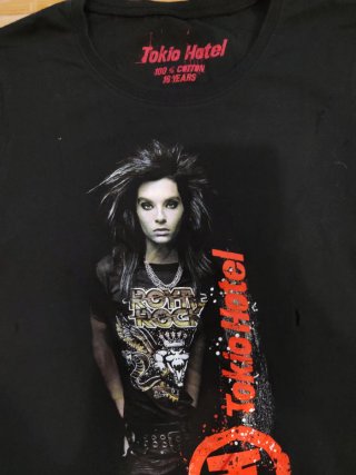 Camiseta Tokio Hotel Talla 16 Años Algodón