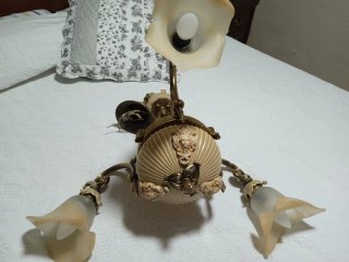 Lámpara de techo clásica 3 focos