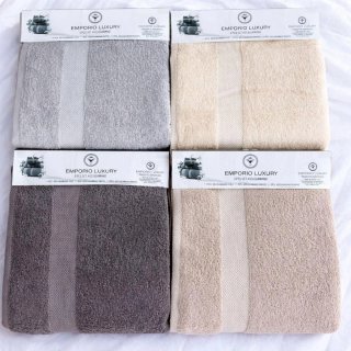 Tris Asciugamani Hotel 100% Cotone