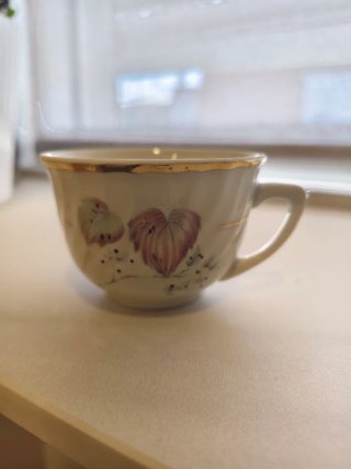 Juego de café 5 tazas porcelana