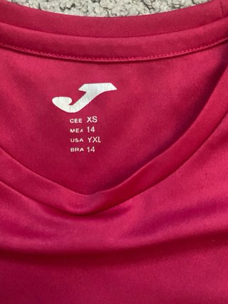 Camiseta Joma Deportiva Niña Fucsia T12