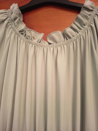 Vestido largo verde