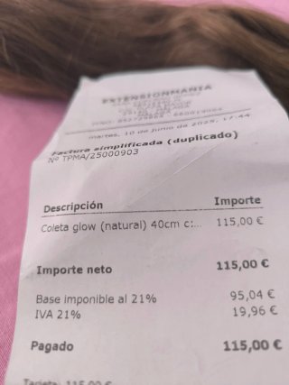 Postizo pelo natural Extensionmania