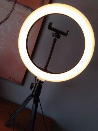 Anillo LED con Soporte y Trípode