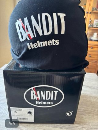 Casco Bandit Talla S Negro/Naranja
