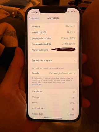 iPhone 12 Pro 128GB Plata