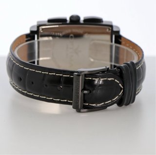 Optima Swiss Made Reloj Cronógrafo Negro Blanco