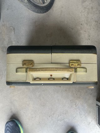Giradischi Vintage Dualette Nero/Beige