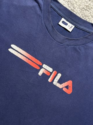 Camiseta Fila azul marino vintage XL