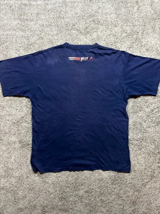 Camiseta Fila azul marino vintage XL