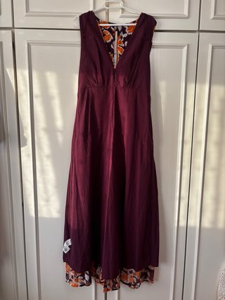 Vestido midi Tintoretto estampado