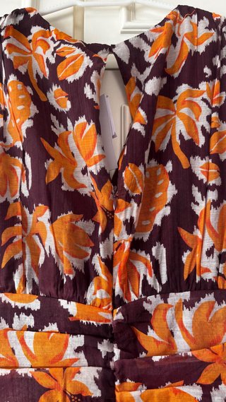 Vestido midi Tintoretto estampado