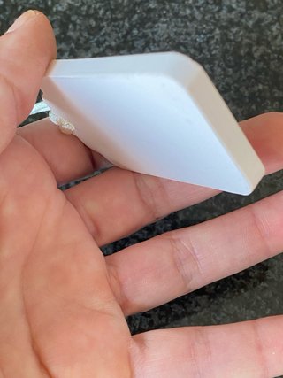 Targhetta gesso ceramico Un bimbo impara...