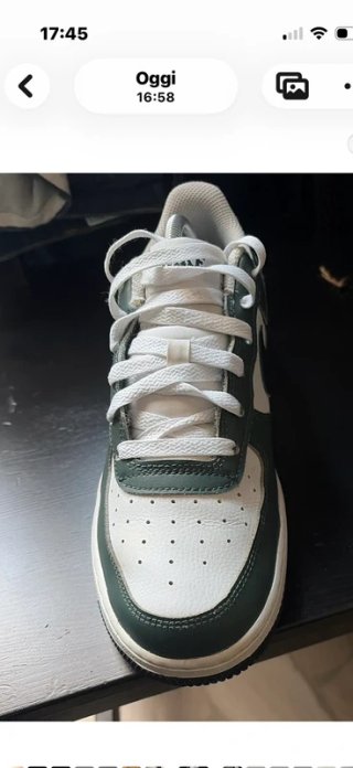 Nike Air Force 1 - Bianco Verde - Taglia 40