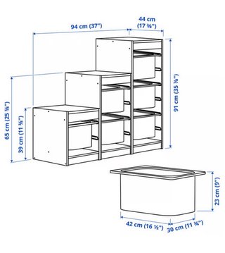 Mueble Infantil Escalera Trofast Ikea