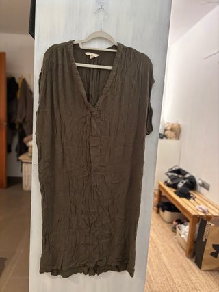 Vestido Verano Talla Única Verde Oliva