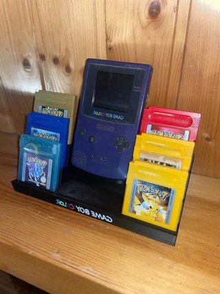 Soporte para Game Boy Color y cartuchos