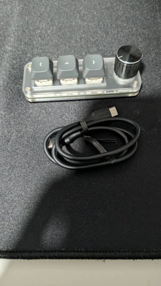 Mini Teclado USB 3 Teclas + Rueda