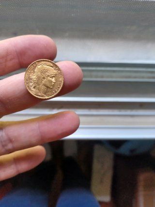Moneta d'oro 20 Franchi 1904