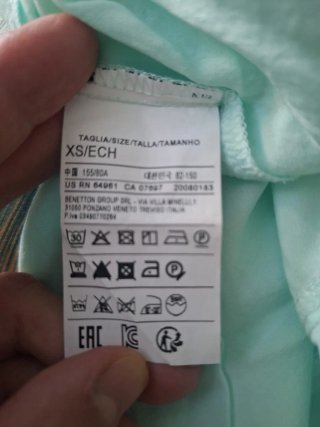 Camisa Benetton Talla XS