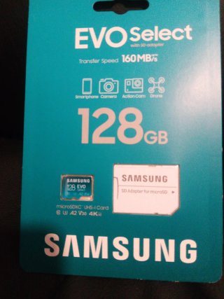 Tarjeta Micro SD Samsung EVO Select 128GB 4K A2