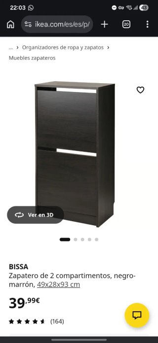 Zapatero Ikea Bissa