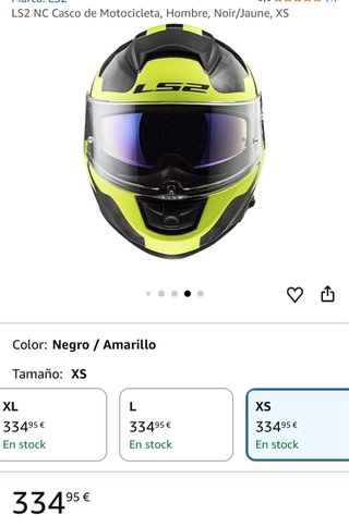 Casco Moto LS2 SLK Amarillo