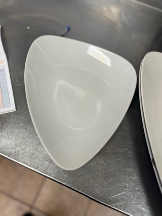 Platos de porcelana blancos para bar/restaurante