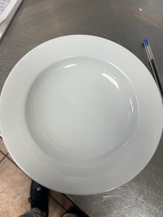 Platos de porcelana blancos para bar/restaurante