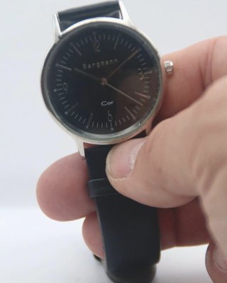 Reloj Bergmann Bauhaus Negro 36mm
