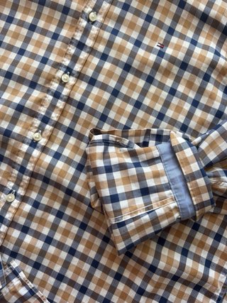 Camisa Tommy Hilfiger Cuadros Vintage Preppy