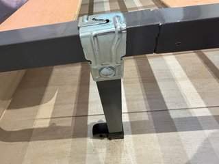 Somier metálico con láminas de madera
