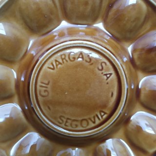 Huevera cerámica Gil Vargas antigua