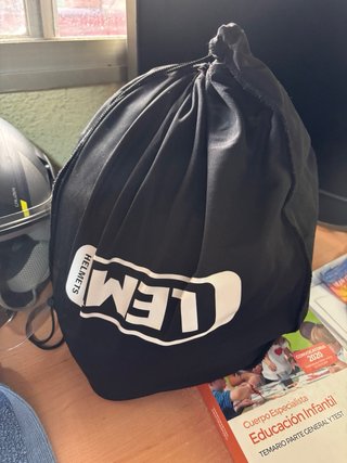 Casco Moto Negro/Verde/Azul TALLA M