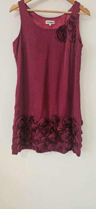 Vestido fiesta el corte inglés. Color berenjena