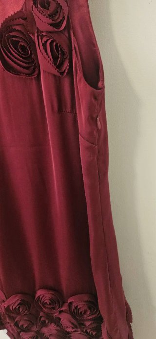 Vestido fiesta el corte inglés. Color berenjena